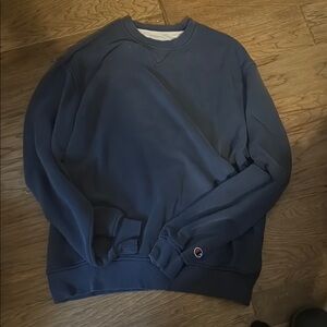 Champion Men's Dark Blue Crewneck Sweatshirt